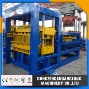 Full automatic paving block machine QT12-15 cement interlocking brick making machine