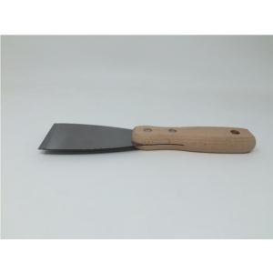 Wooden handle carbon steel scraper