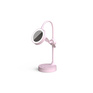 make-up mirror led lamp with mini fan
