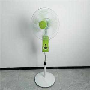 Rechargeable stand fan with LED light