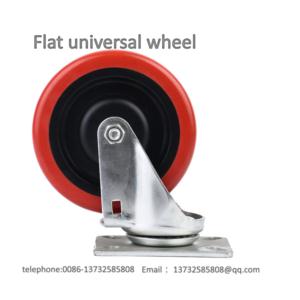 Flat universal wheel