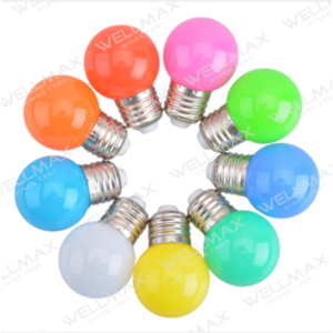 LED Color Bulb G45