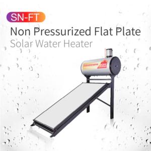 NON PRESSURIZED FLAT PLATE SOLAR WATER HEATER SN-FT