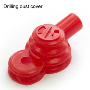 Vacuum Cleaner Multicolor Rubber Electric Drill Mate Dust Hood With Diameter 32mm Adapter
