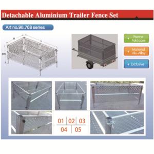 Trailer foldable fence set ( Aluminium)