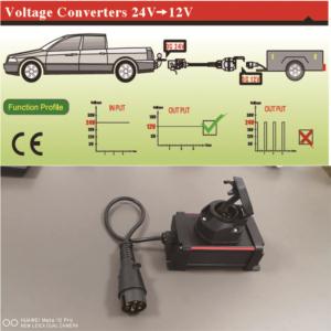 Halogen-Lamp Towing voltage converter  24V-12V series