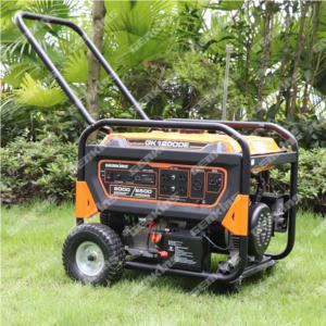 GK12000E Gasoline / petrol generator Rated power:8.5KW Max power:9.0KW E-start