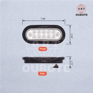 6‘’LED OVAL DUAL FUNCTION TRUCK LIGHT