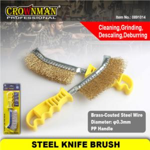 CROWNMAN Steel Wire Brush For Clean Dust Rust Paint Stain
