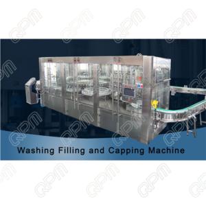 Washing-filling-capping monobloc machine
