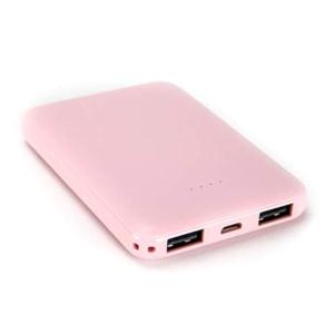 Primavox 5000mAh Portable Pink Color Ultra-thin Power Bank