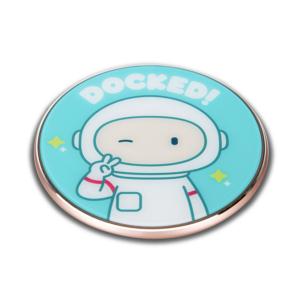 Primavox High Quality Lovely Blue Astronaut Design Ultra Slim Wireless Charger