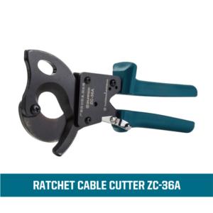 Hand ratchet cable cutter