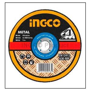 Abrasive metal cutting disc
