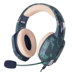 Camouflage gaming headset