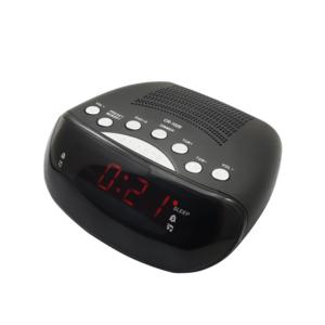 0.6 Inch Wake up and Buzzer Dual Alarm Clock AM FM PLL Radio With Snooze and Sleep Function
