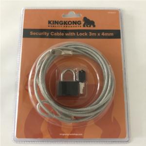 Security Cable with Lock 3m*4mm