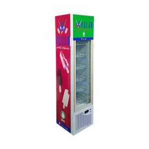 105L free standing slim icecream freezer
