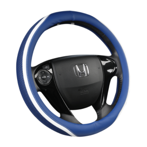 Anti-skid Weave Leather Car Steering Wheel Cover Fit For Car
