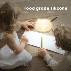 J&C LED Kids light KNL01/02  Radio& TV shape silicone lamp  nursery night light for baby color changing lamps for bedrooms gift pat light  with Touch Sensor  3*AA battery use or recargeable battery