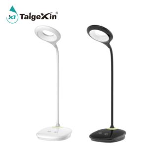 LED Table Night Light Rechargeable LED Desk Lamp 3 Level Brightness with Flexible Gooseneck Touch Co