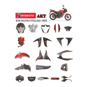 MOTORCYCLE PLASTIC PARTS(AKT/BAJAJ/TVS)