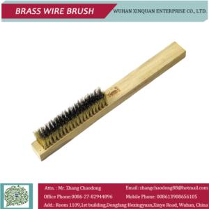 Wire Brush with Wood Handle