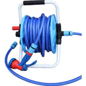 portable hose reel set