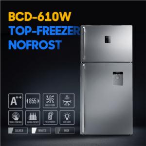 BCD-610W TOP-FREEZER NOFROST  610L