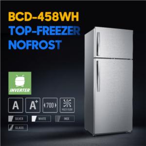 BCD-458WH TOP-FREEZER NOFROST  458L