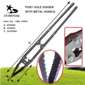 post hole digger with metal handle
