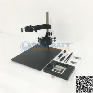 Hot Air Gun Clamp Stand Holder With Two Fixtures Clamp for SMD Rework Mobile Phone Repair Soldering Station