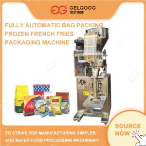Fully Automatic Bag Packing Frozen French Fries Packaging Machine