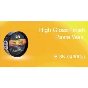 High gloss finish paste wax