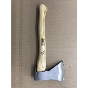 natural style of axe with wood handle