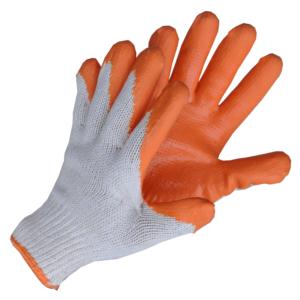 cotton/polyester latex gloves