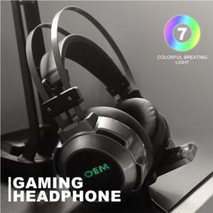 PS4 Headset -Xbox One Headset Gaming Headset with 7.1 Surround Sound Pro Noise Canceling Gaming Head