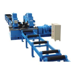 H-beam flange straightening machine