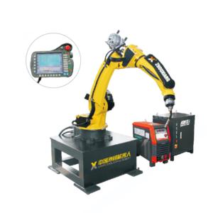 Arc welding robot working station