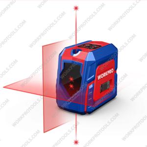 WORKPRO CROSS LINE LASER LEVEL WITH PLUMB POINTS