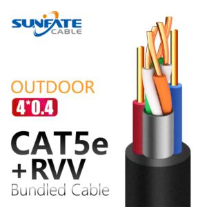 Bundled Cable CAT5e+RVV