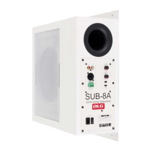 BLG SUB-8A installation wall-mount active subwoofer with 120W RMS D-Class amplifier