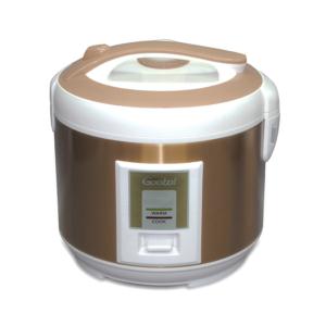 Gold color luxery design electric rice cooker convenient removable nonstick inner pot