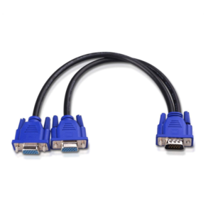 Cable Matters VGA Splitter Cable (VGA Y Cable) for Screen Duplication - 1 Foot