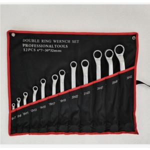 12pc double ring wrench set