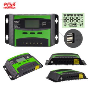 12V/24V 30a PWM Manual Solar Charge Controller with 2 USB Port