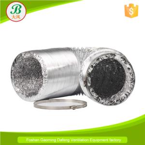 Double layers aluminum exhaust ducting for kitchen