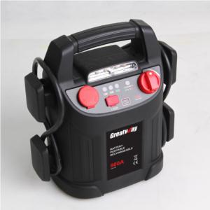 Auto battery jump starter emergency power station pack with Air compressor Tire inflator