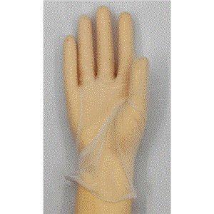 Gloves protect disposable vinyl gloves