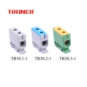 Tr Series 50mm2 Aluminum/Copper Al/Cu Cable, Grey Universal Terminal Block